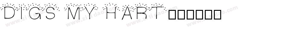 Digs My Hart字体转换